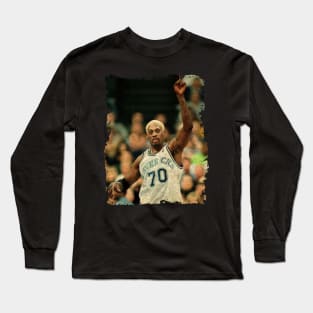 Dennis Rodman #70 in Dallas Mavericks Long Sleeve T-Shirt